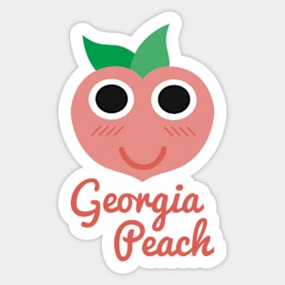 Georgia Peach Sticker